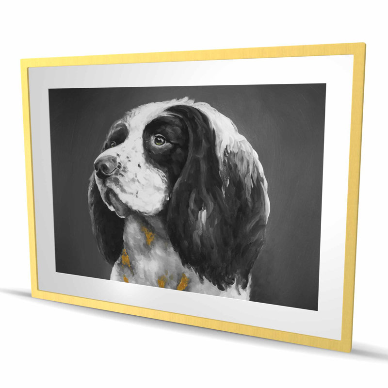 English Springer Spaniel Framed Matted Print | Home Decor