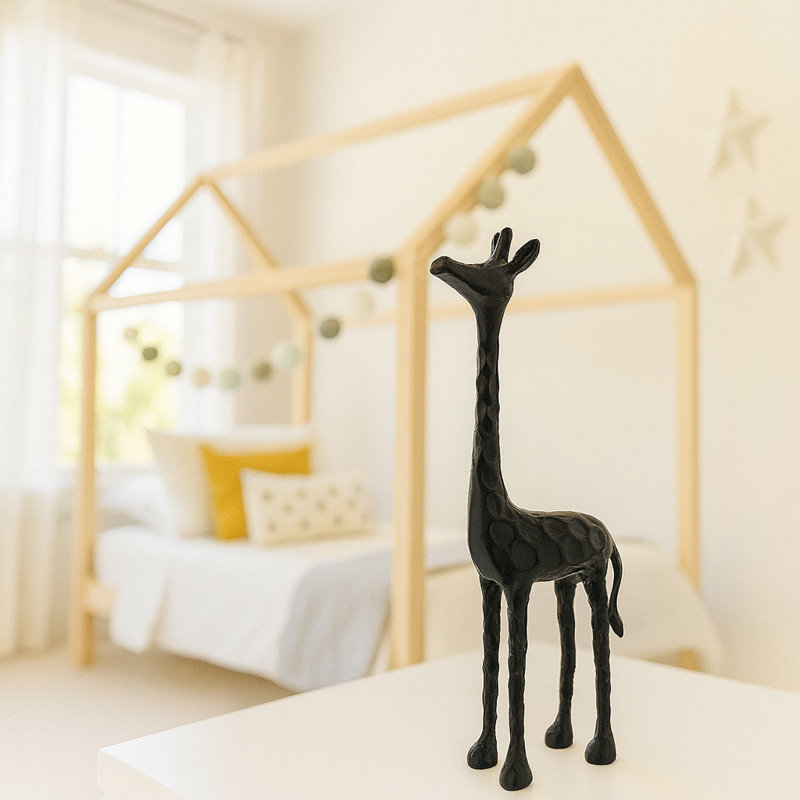Girafe, animaux de compagnie, figurines et sculptures, Noir, noir, noir, noir