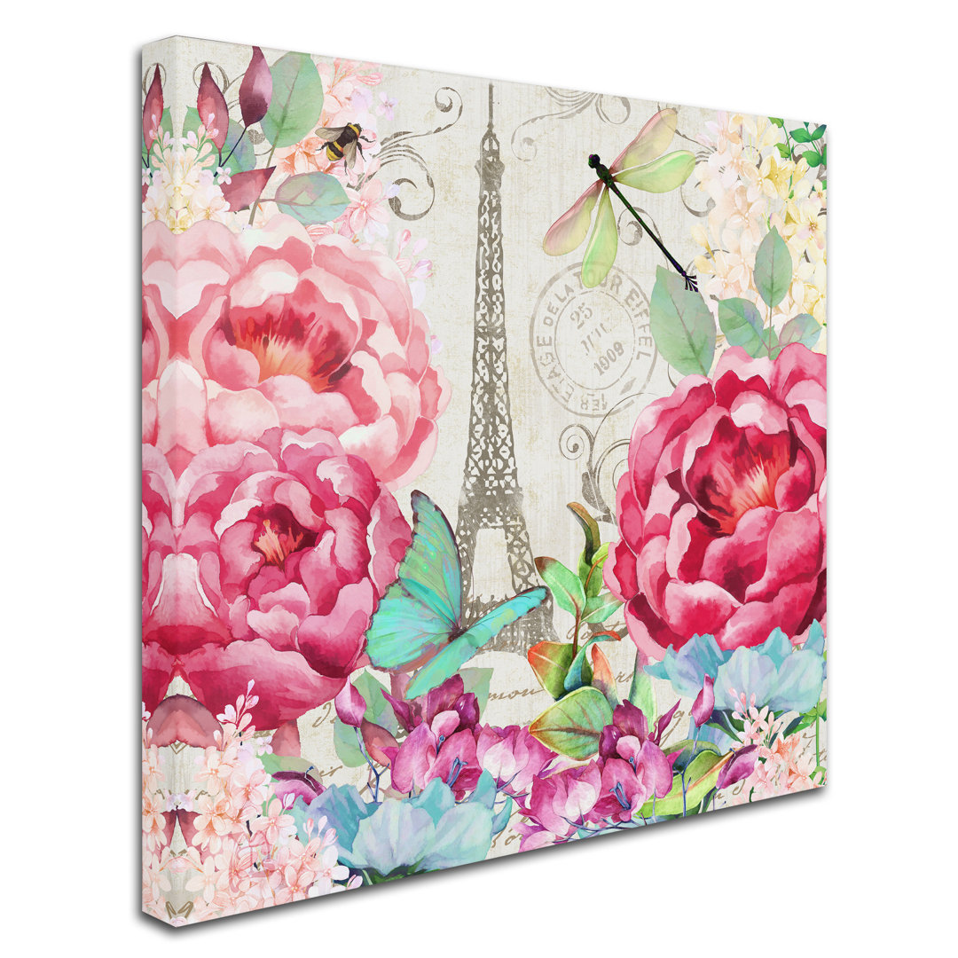 'Le Printempsa Paris' Print on Wrapped Canvas Trademark Fine Art 