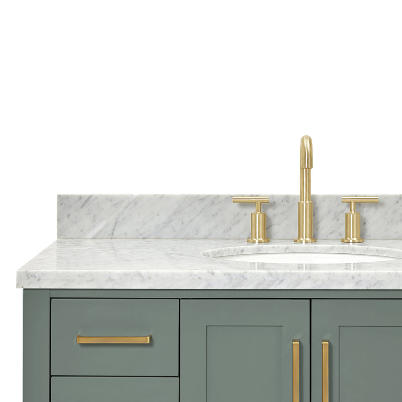 Magnolia Bath Vanity Oval Basin S043SCWOV, Vintage Green