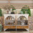 Elegant Soild Wood Modern Sideboard With 2 Doors And 2 Drawers, 39.4” Storage Cabinet With Adjustable Shelves, Versatile Console Table For Living Room Or Dining Room-1477826360