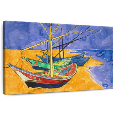 Mehar Fishing Boats On The Beach I
