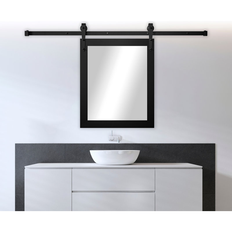 Miroir N Peace, Noir satiné, H 39 po x l 33 po