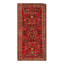 Floral Area Rug in Red
