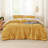 Bedsure Boho Comforter Set - Pinch Pleat Design for All Seasons, Soft Bedding Kit-100517514-100517522