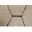 Tapis ivoire en laine noué à la main de conception unique 6 pi 1 po x 10 pi 2 po Moroccan