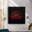 Toile tendue Glam Kiss I-Premium Gallery - prête à être accrochée