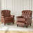 Amaira 34.5'' Wide Genuine Leather Manual Wing Chair Recliner (Set of 2)-67306412