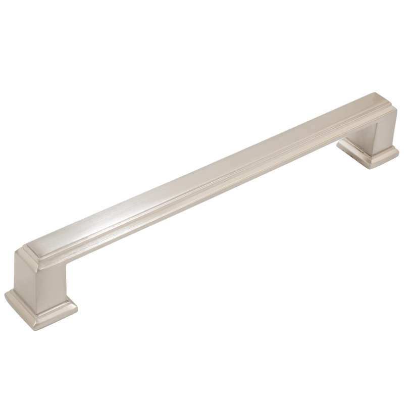 Poignée barre 6 5/16 po Cabinet, Nickel satiné