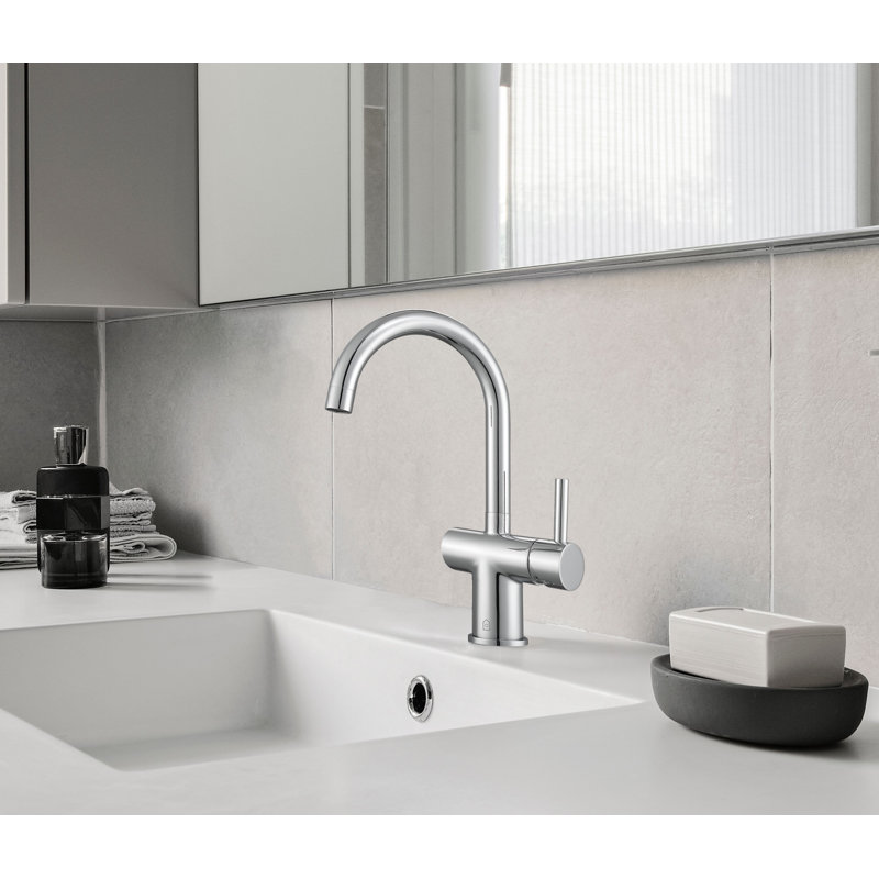 Robinet pour salle de bain à un trou Aria, Chrome
