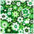 Vert foncé / blanc