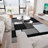 Astika Woven Geometric Gray/White/Black Area Rug – Modern Rectangles Polypropylene Carpet for Living Room, Bedroom, or Office-1739066521