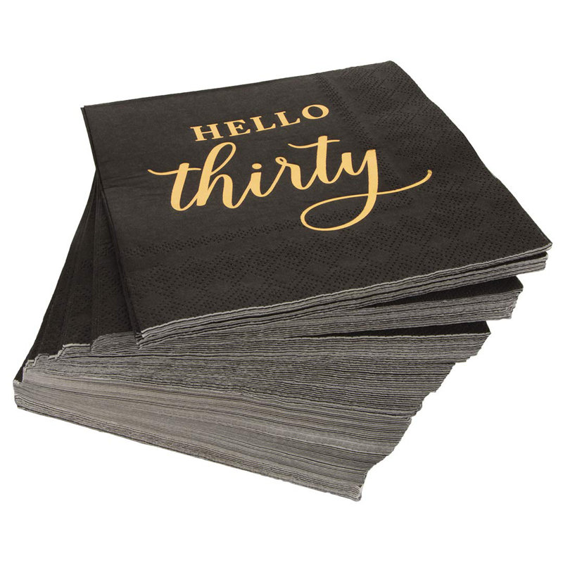 Disposable Paper Birthday Dinner Napkins