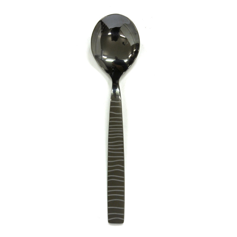 Cuillère à soupe Tigre - 12 pièces, Oro Nero, 24