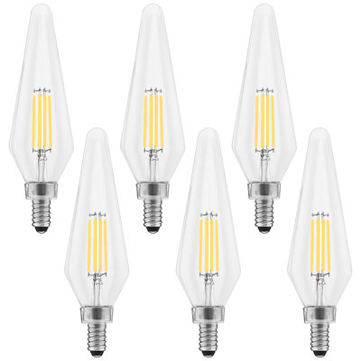 4.5 W C11 E12/Candelabra Dimmable LED Bulb