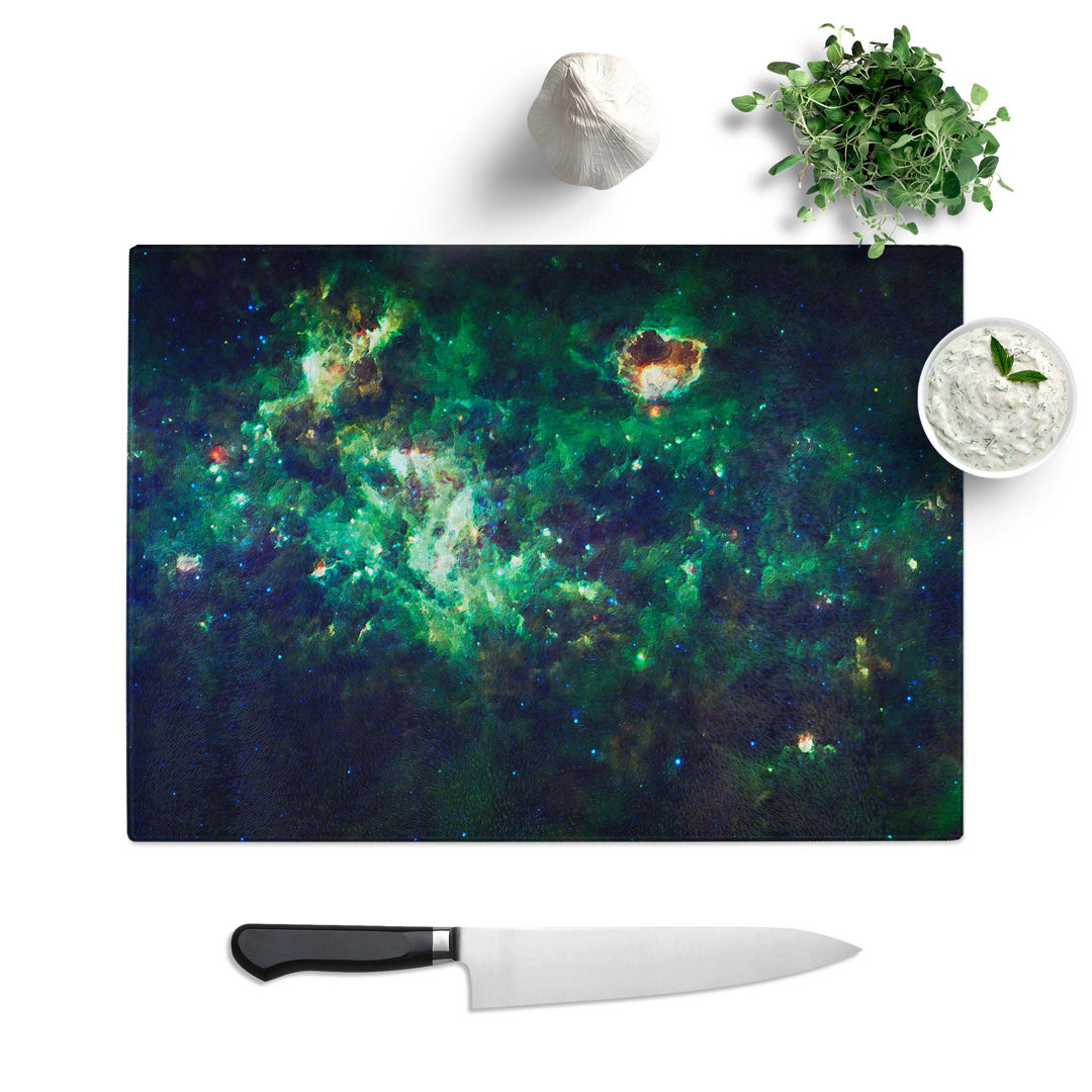 Tempered Glass Universe Vol.33 in Abstract Chopping Board