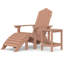 Lisbon Outdoor Adirondack Chair With Table-382505746