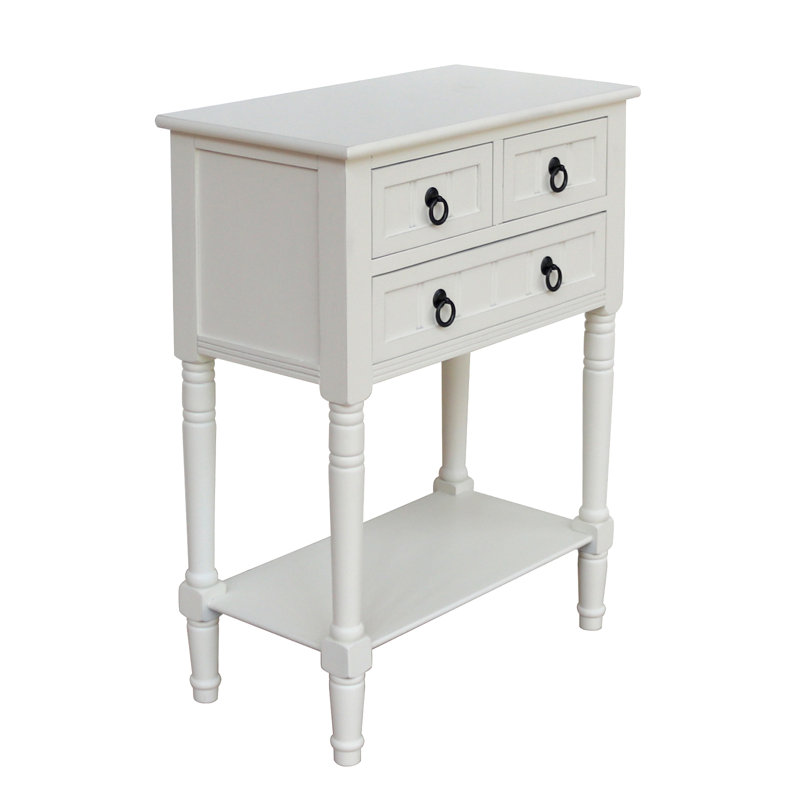 Console de 23,6 po Bertero, Blanc antique