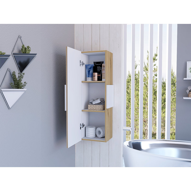 Pharmacie Artic, trois tablettes, porte simple, Multi-couleur