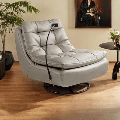 Modern 360° Rotating Recliners with Phone Holder