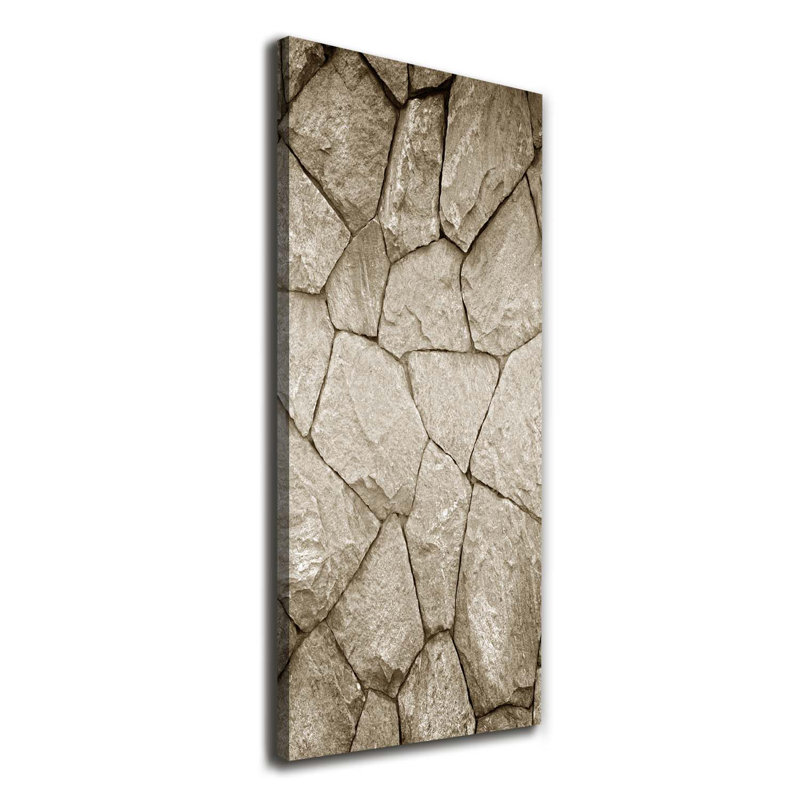 Stone Wall - Wrapped Canvas Print