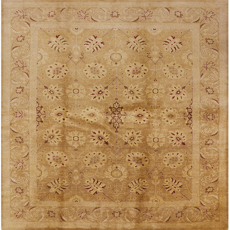 Gamsaragan Oriental Indoor Rug, Square 5'