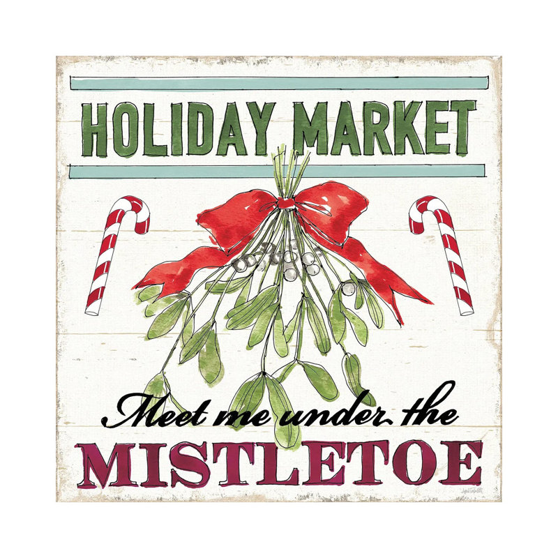 Holiday Signs VI by Anne Tavoletti - Wrapped Canvas Painting, 66.04 cm H x 66.04 cm W x 1.91 cm D