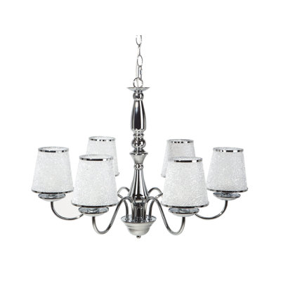 Clemons 6 - Light Shaded Chandelier