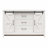 Alton 3 Drawer Dresser with Sliding Barn Doors-701215998