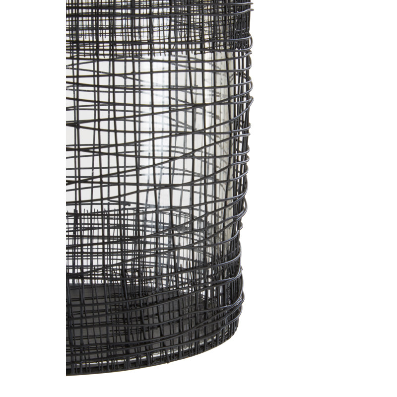 Cockrell Metal Tabletop Lantern, 21cm H x 19cm W x 19cm D