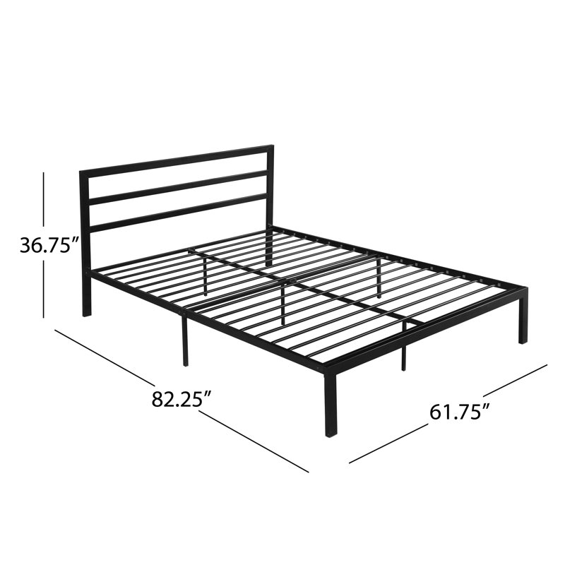 Lit plateforme 36,75 po Denver, Dos plat