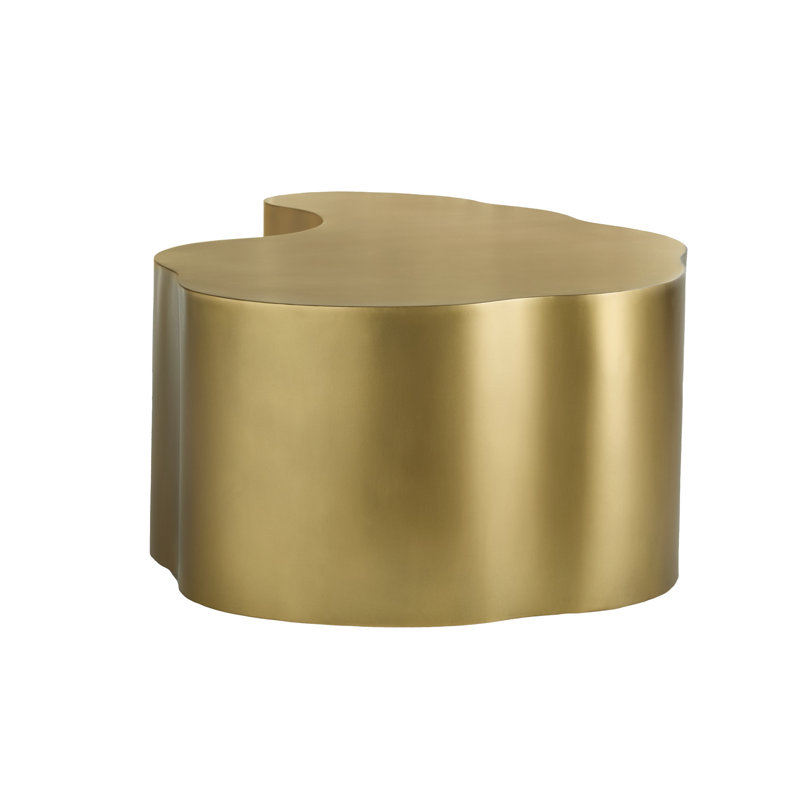 Meadow Coffee Table, Antique Brass