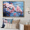 Art japonais Japon, rêve rose et bleu II - Japon, décoration murale