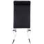 Chaises d'appoint (de 2) - Design ergonomique, siège rectangulaire noir et (2) style moderne pour les espaces pour adolescents, base en bois