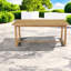 Tables de patio spacieuses, maison de ferme moderne en bois d'acacia de 70,1 pouces pour les repas