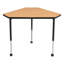 Table mobile articulée à hauteur ajustable 41 po x 36 po Structure Series Diamond-51404058-51404059