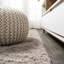 Tapis beige à poils longs Anttwan-855618797