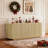 Ebern Designs 64" Vertical-Striped 4-Door Sideboard-1180795829