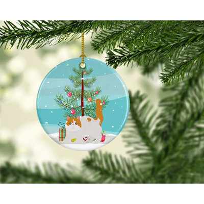 2.8'' Ceramic Animals Hanging Figurine Ornament