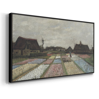 Série paysage - CDXCVI - Toile tendue avec châssis encadré - Prêt à être accroché