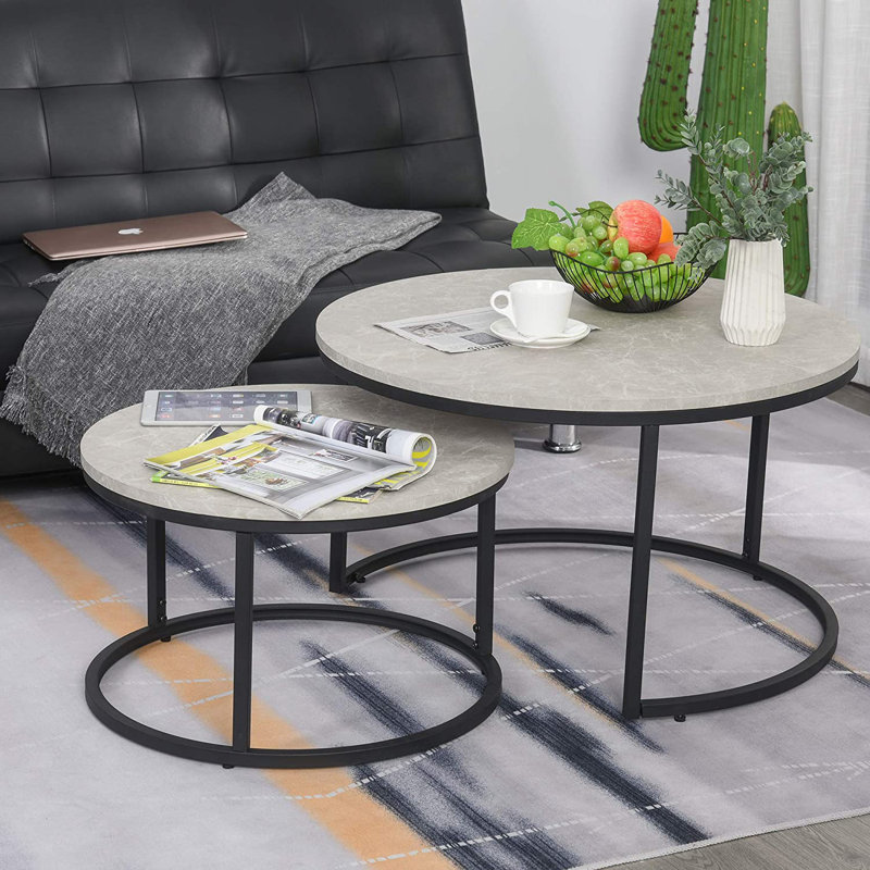 Cotten Frame Coffee Table, Grey