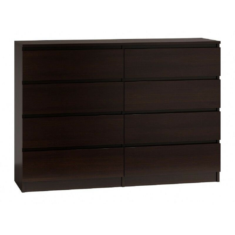 Helen 120cm W 8 - Drawer Chest of Drawers, Wenge