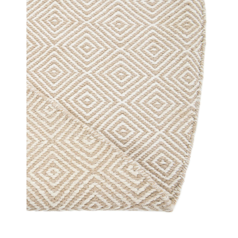 Traetyn Flatweave Wool Indoor Rug, Round 6'1"