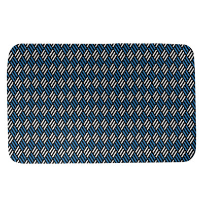 Tapis pour salle de bain diamants Kitterman