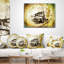 Drawing of Large Ancient Boat - Sea & Shore Printed Pillow-29595780-29595777