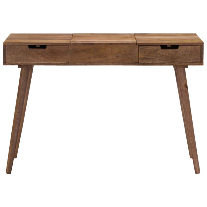 Dressing Table 44" x 17.7" x 29.9" Solid Mango Wood