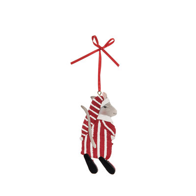 Macy Mouse Gathered Traditions Joe Spencer Ornament