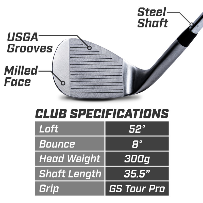 Cales de golf Gosports Tour Pro, Satin