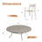 Sagamore 10-Person Patio Dining Set with 63" Round Dining Table and 10 Stackable Dining Chairs-714827459