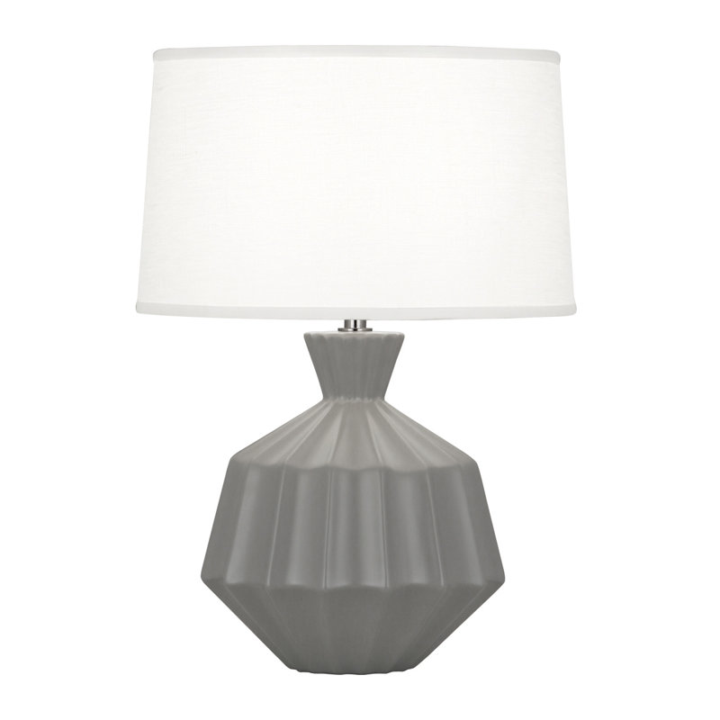 Small Orion Accent Lamp, Matte Smoky Taupe